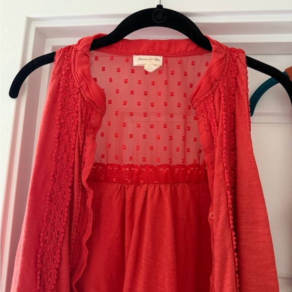 Meadow and Rue button front sleeveless Blouse. T.la tank top. Womens size small - Picture 2 of 12